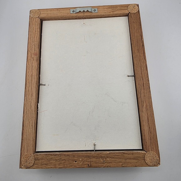 Vintage Framed Needlepoint Art Purple Violets Floral Signed  Handmade - Picture 6 of 8